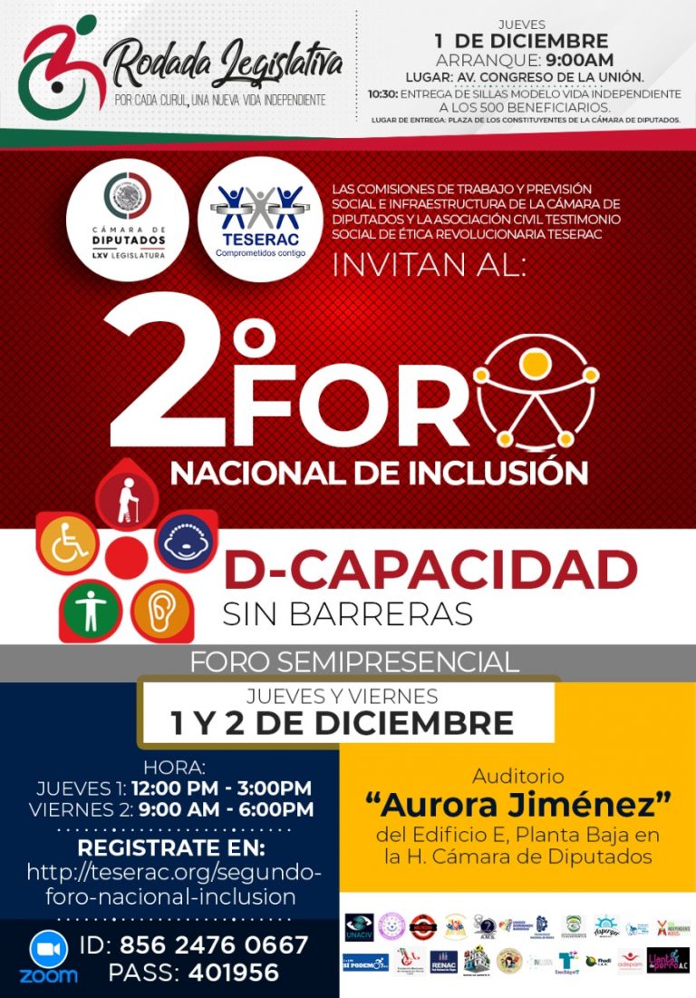 Banner de Invitación al Segundo Foro Nacional de Inclusión